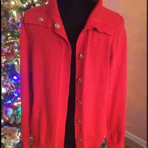 Liz Claiborne Red Sweater size XL